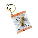 rgybao divertente portachiavi realistico a forma di arachide con squisita fattura in miniatura, ideale per chiavi, borse, telefoni e regali umoristici