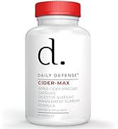 Daily Defense Apple Cider Vinegar Capsules - 500mg Keto-Friendly ACV with Vitamin B6, Iodine, &amp; S...