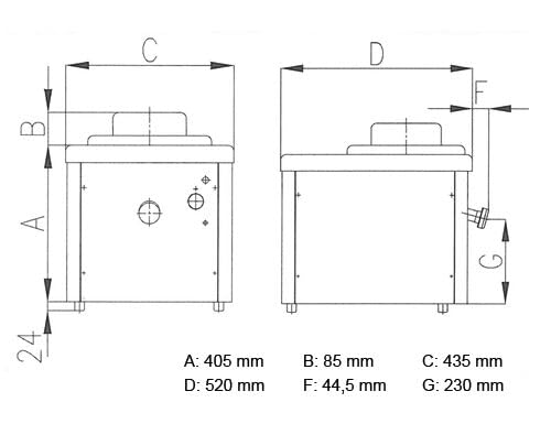 GGM Gastro | EMS10 | Eismaschine - 10 Liter/h - 1,1 kW – Bild 4