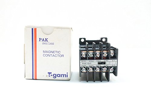 TOGAMI-ELECTRIC PAK-6JC-P3300 AC CONTACTOR 15A 220-240V-AC 4KW - Want ...