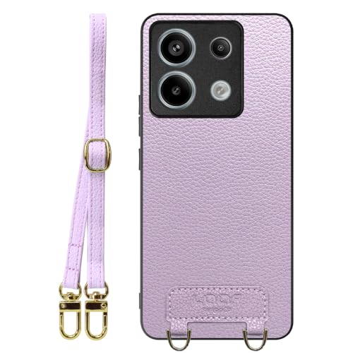 LOOF LUXURY-SHELL SHOULDER �{�v ���U�[ �X�}�z�P�[�X for Xiaomi Redmi Note 13 Pro 5G �p �P�[�X �J�o�[ �X�g���b�v�z�[�� �V�����_�[ �X�g���b�v �X�}�z�V�����_�[ �V���v�� �ϏՌ� ���^ �y�� 