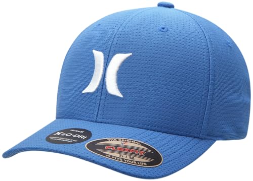 Image of Hurley Men's Baseball Cap - Lightweight Curved Bill H2O Dri Fitted Caps for Men