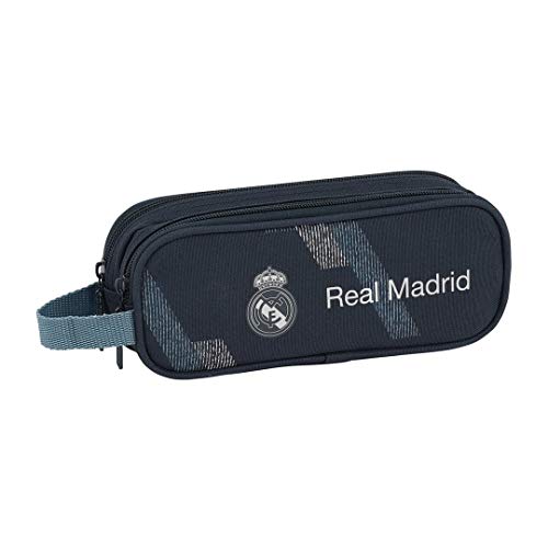 Safta- Portatodo Doble Real Madrid, Color Azul, 21 cm (811834513)