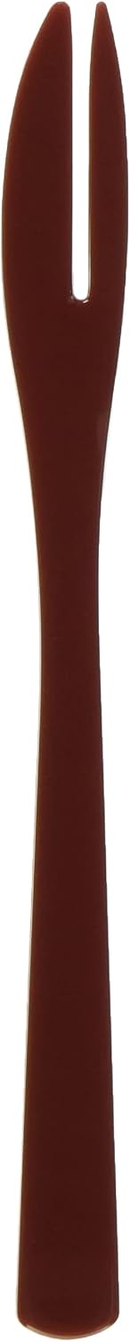 Wakaizumi Lacquerware 1-772-4 Kappo Lacquerware Vermilion Fork, Set of 5