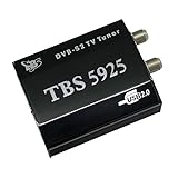TBS®5925 Tarjeta externa USB SintonizadoraTuner TV DVB-S/S2 - CCM ACM VCM Multi Input Stream Generic Stream Mode Blind Scan Caza satélite desconocida