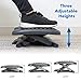 Mount-It! Ergonomic Under Desk Footrest with 3 Height Levels |Height Adjustable Tilting Foot Stool | Home Office Footrest with Massage Surface for Improved Circulation (MI-7801)