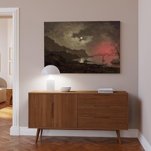 Toile Joseph Wright du Vésuve à Naples pour s'évader du bureau
