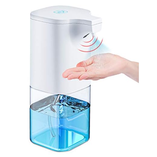 Automatic Hand Sanitizer Dispenser, 12oz Touchless Liquid Alcohol Plastic Spray Bottles Soap Dispenser with Infrared Motion Sensor, Battery Powered & Waterproof for Kitchen Bathroom Home Bar Hotel