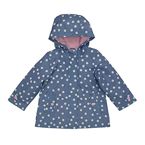 Image of Carter's Toddler & Little Girls' Midweight Fleece Lined Hooded Raincoat Rain Jacket