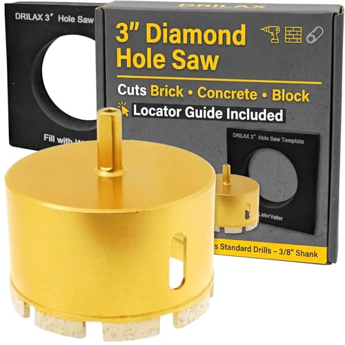 Drilax 3 Diamond Masonry Hole Saw