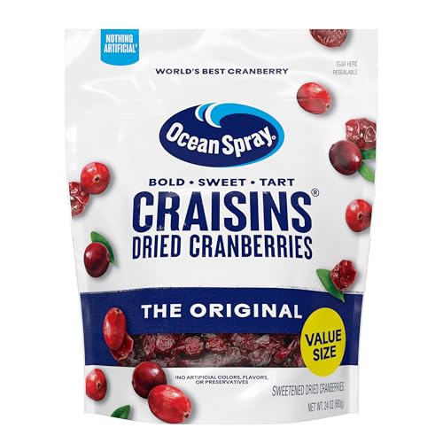 Ocean Spray Craisins Original Dried Cranberries, 24 Ounce Value Pack