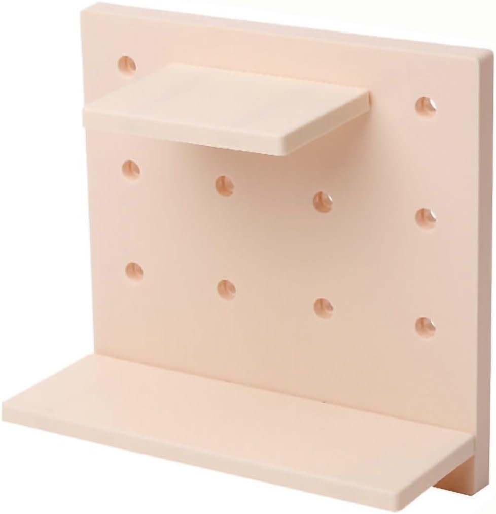 ZERVA Pegboard Wall Mounted Display Wall Panel Free Punch