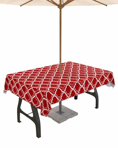 ARTSHOWING Abstract Outdoor Tablecloth 60