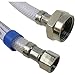 Toilet Connector, Flexible Poly, 3/8 Compression x 7/8 Ballcock x 9-In.