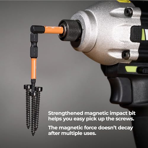 Image of toolant 1 /4 inch Impact Hex Bits Set 10pcs,1 /4 inch Hex-Shank Allen Wrench Drill Bit Set, S2 Steel, CNC Machined Tips with Magnetism, 2 inch Long with Storage Box