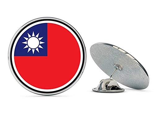 Taiwan Flag Metal 0.75