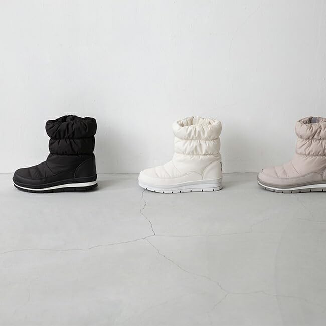 menu'e(メヌエ)のストアを表示 [メヌエ] [moz (モズ)]防寒・防水 ダウン仕様 ファースノーブーツ[3.0cmヒール]