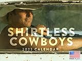 Shirtless Cowboy Calendar 2023 Monthly Wall Hanging Calendars Muscle Hunk Hot Guy Stud Sexy Men...