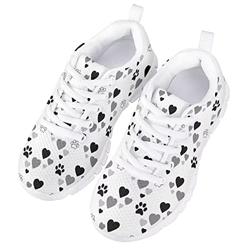 Hawapod Toddler Girls Boys Lace Up Shoes Breathable Sneakers for Kids Casual Footwear3