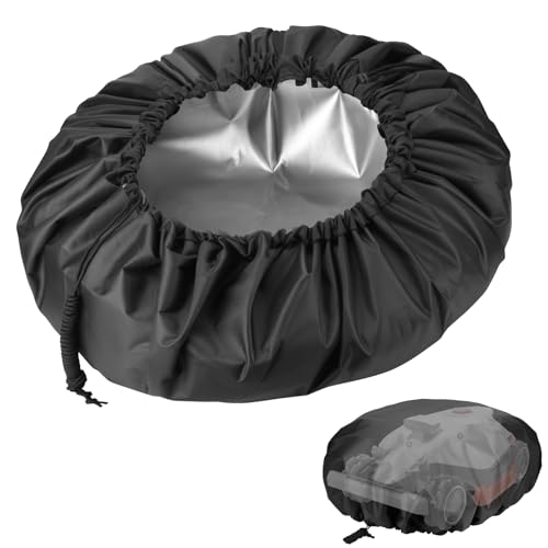 Robot Lawn Mower Cover Wire Free Automatic Robotic Lawnmower Waterproof Protective Cover UV Protection Cover with Drawstring for Smart Mowing Machine in Outdoor Garden Yard