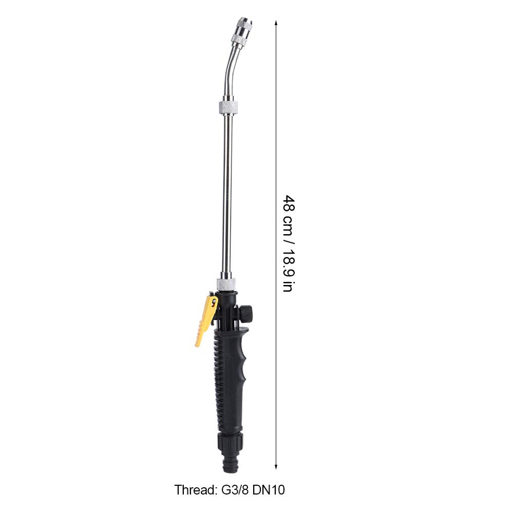 Spraying Lance Adjustable Pressure Sprayer 48cm High Pressure Sprayer with Detachable Handle Watering Tool - Image 3
