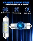 Miisiya 36mm 6418 Led Car Bulbs, 1.42 inches 36mm festoon Led Car Bulbs White light,12V 27smd 3014 Chipset 6461 C5W Bulbs for Interior Car Lights Dome Map Trunk Courtesy Light, (6PCS) - Image 5