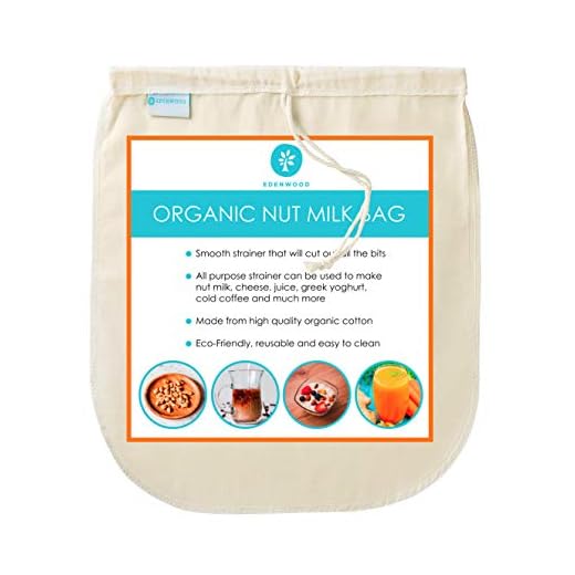 Edenwood Organic Nut Milk Strainer Bag