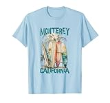 Monterey Beach California Surfing Surf Ocean Retro