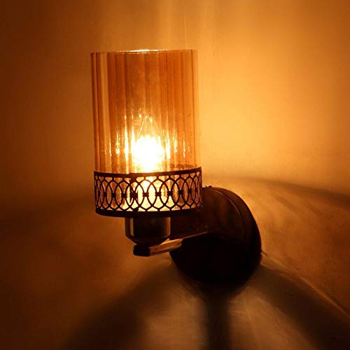 Image of ELIANTE - Black Metal Wall Light - 286-1W | 3 Years Warranty | Free - LED LAMP