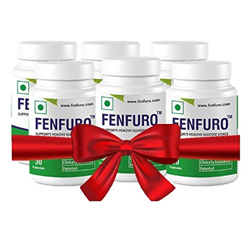Fenfuro diabetes dietary supplement for healthy blood glucose/blood sugar, patented, clinically evaluated, natural -30 capsules (Pack of 6 Boxes) (B08DP24673) Amazon Price History, Amazon Price Tracker
