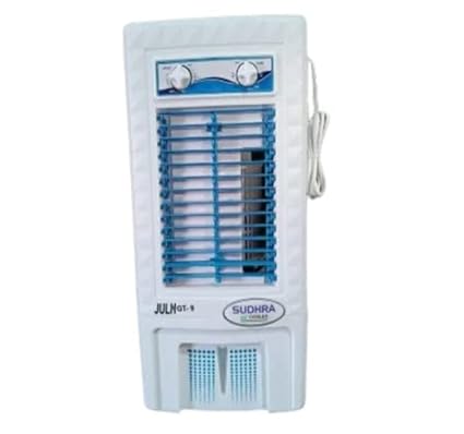 SUDHRA air COOLER 10 L Counter Air Cooler with Anti Bacterial Honeycomb Pads, Powerful Air Throw and 3-Speed Control with Low Power Consumption
