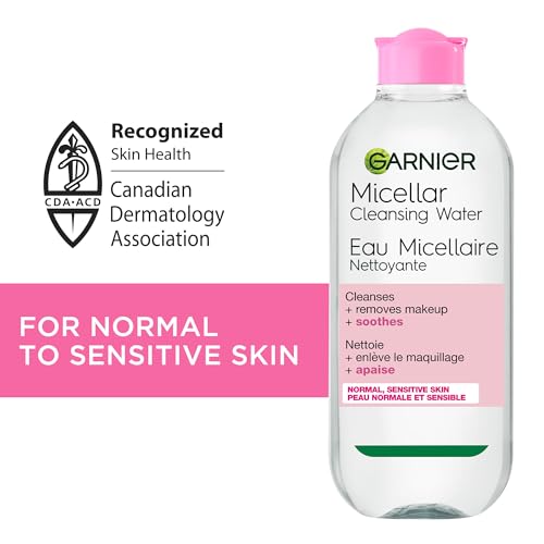 Garnier Micellar Cleansing Water, All-in-One Cleanser & Gentle Makeup Remover, For All Skin Types Including Sensitive. 400ml view 3