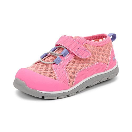 See Kai Run - Anker Water-Friendly Active Shoe for Little Kids, Coral/Multi, Little Kid 11