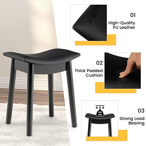 Goflame Vanity Table Set With Flip Top Mirror And Stool, Industrial Makeup Dressing Table With 3-Color Lighting Modes & Usb Charging Port, 2-In-1 Vanity Desk & Writing Desk For Bedroom, Dressing Room #TOP5