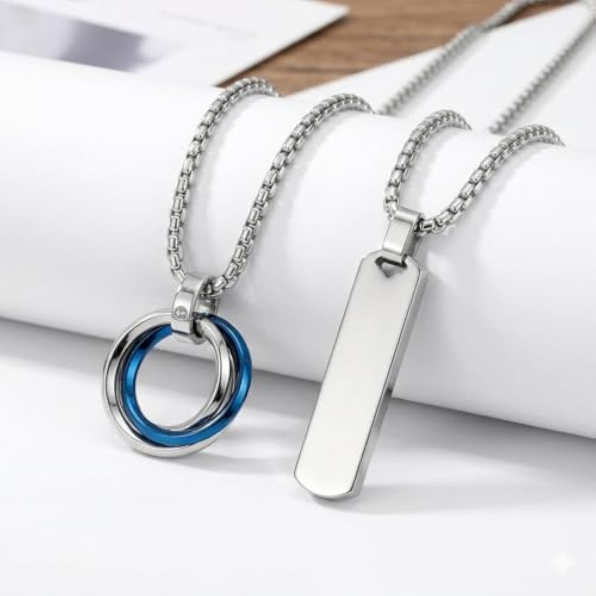 Stainless Steel Midnight Charisma Locket Neck Chain for Men