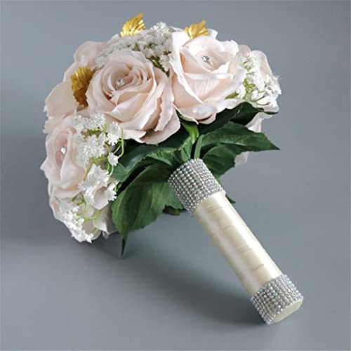 Arrangement de scène de mariage avec fleurs de simulation de mariée - 6