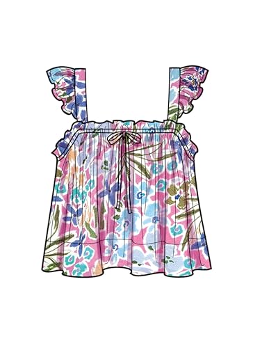 SIMPLICITY Patrón de costura SS9953R5 para camisetas de mujer R5 (14-16-18-20-22)