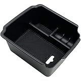 Center Console Organizer Interior Storage Box fit for 2024 2023 2022 2021 2020 2019 2018 VW Tiguan and 2024 2023 2022 VW Taos Insert ABS Armrest Box Storage Accessories