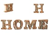 QUALITÄT: Warmes und einladendes Hausschild aus Holz mit vielseitigen Platzierungs- und Dekorationsmöglichkeiten