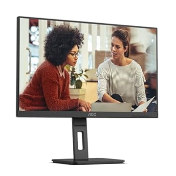 AOC E3 27E3QAF LED display 68,6 cm 27" 1920 x 1080 pixels Full HD Noir, Regolazione altezza, 27 pollice FHD