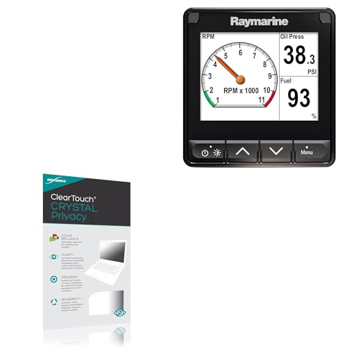 BoxWave Screen Protector Compatible with Raymarine E70327 - ClearTouch Crystal Privacy (2-Pack), Privacy Screen Protector Flexible Film Clear