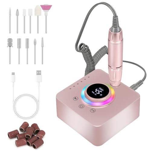 Perceuse à ongles et à pieds USB 2025, lime électrique 30000 Tr/min pour soin de manucure