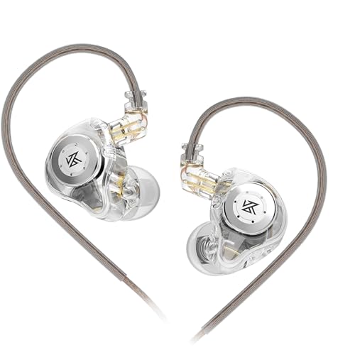 Moniteurs intra-auriculaires KZ filaires HiFi avec câble amovible pour musique