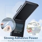 9 Pcs 3 Sizes Windshield Dash Cam Adhesive Pad Dashcam Stickers Shield Electrostatic Film Static Mounting Tape Holder Double-Sided