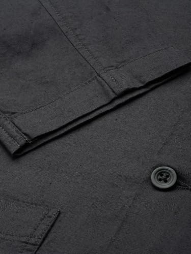 Image of The Indian Garage Co Men Slim Fit Solid Full Sleeves Cutaway Collar Street Wear Over Shirt