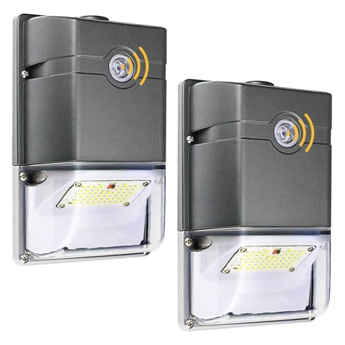 HiBay 2-Pack 35W Dusk-to-Dawn Outdoor Wall Lights