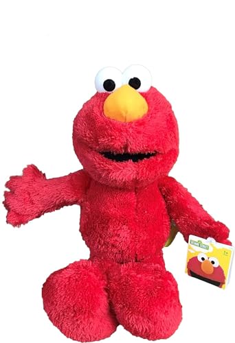 SESAMESTREET Sesame Street   Barrio Sesamo Peluche Elmo (Rojo) 28cm Sentado y 40cm de pie   Calidad Super Soft