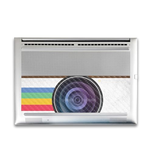 Image of Carbon Fiber Gaming Skin Compatible with HP Envy x360 16 inch (2023) - Vintage Polaroid - Premium 3M Vinyl Protective Wrap Decal Cover - Easy to Apply | Crafted in The USA by MightySkins