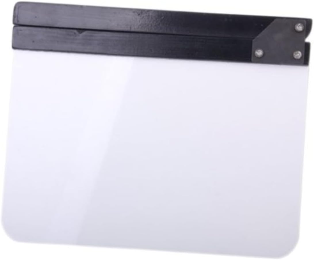 Crylic Clapperboard for Filming Small Movie Film Clapboard Tv/Film/Movie 30x25cm English