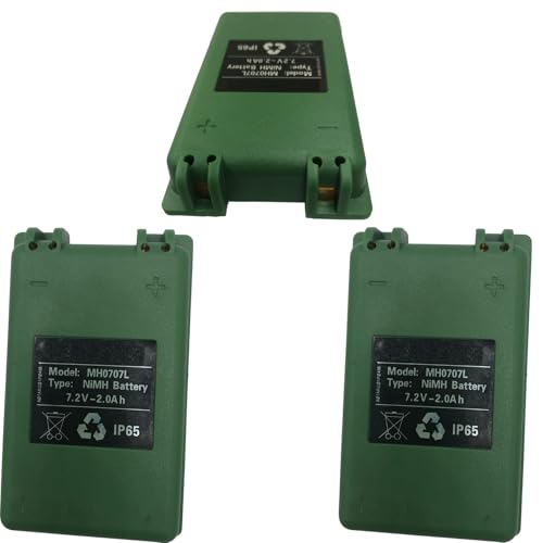 zoyfayl MH0707L 2Ah 7.2V �j�b�P�����f�o�b�e���[ MH0707L�����[�g�R���g���[��IP65�o�b�e���[�p 3��